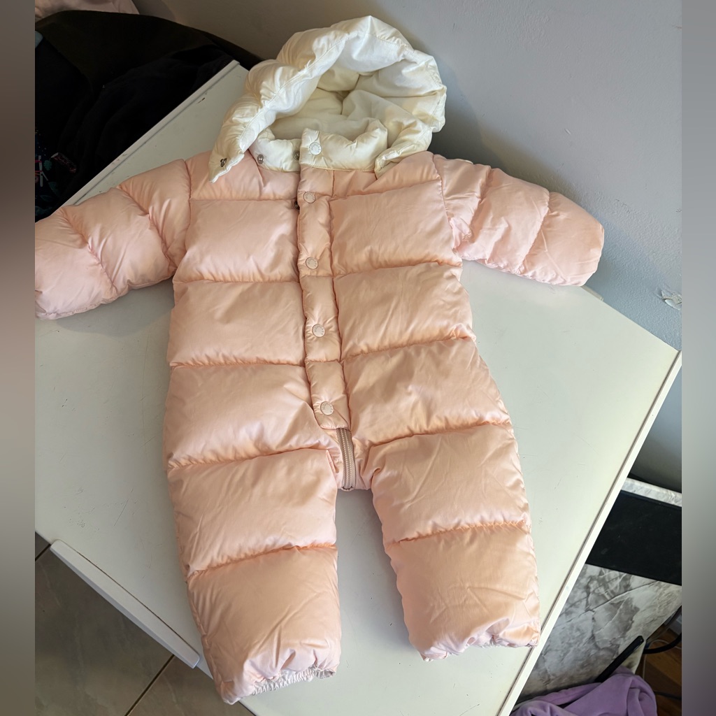 Baby Girl Moncler Snow Suit 6/9 Month
